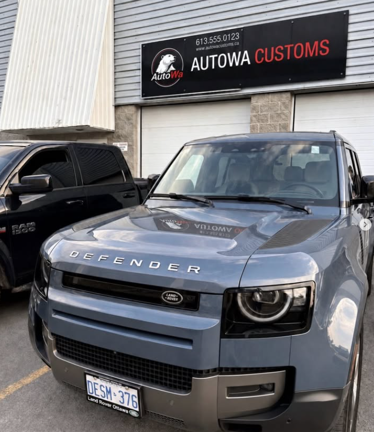 Land Rover Defender at AutoWa Customs shop