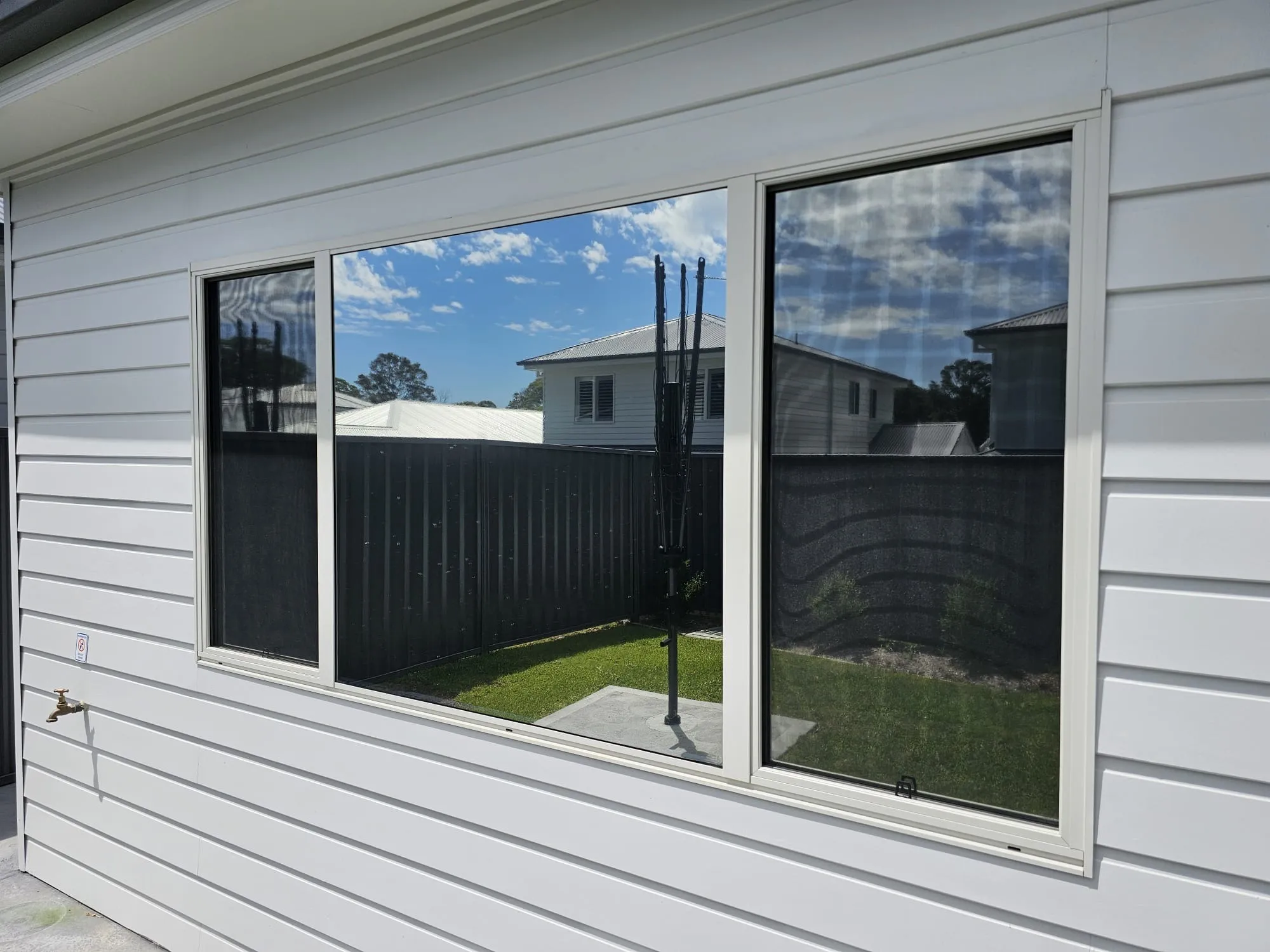 Residential window film — tinted windows