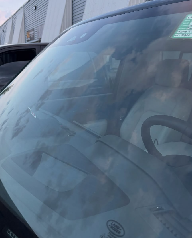 Land Rover Defender windshield tint by AutoWa Customs
