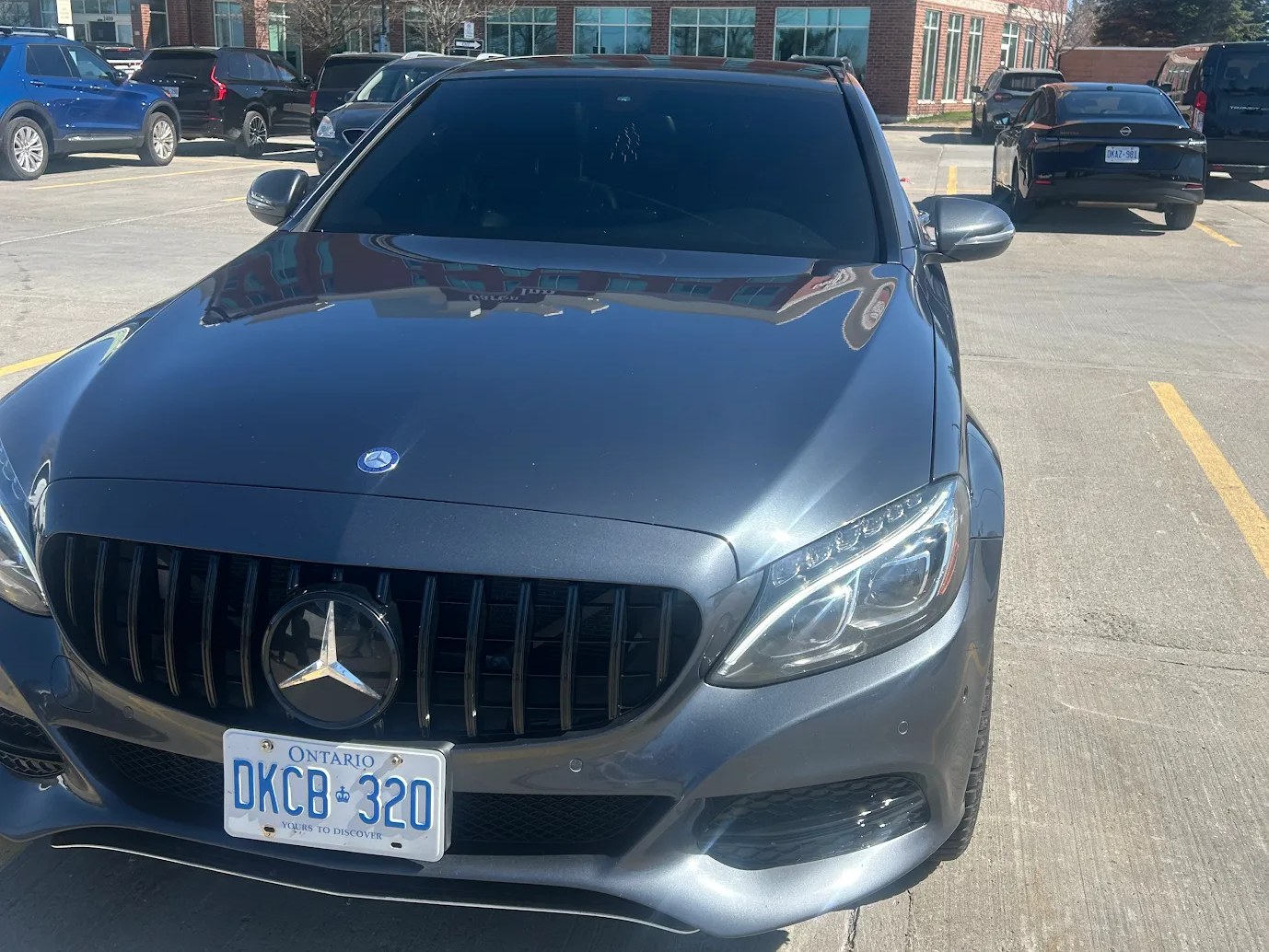 Full ceramic window tint on a Mercedes-Benz C-Class in Ottawa