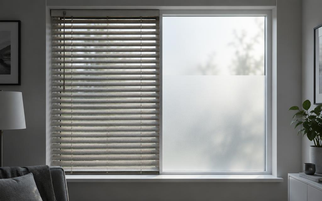 Frost Film vs Blinds and Curtains